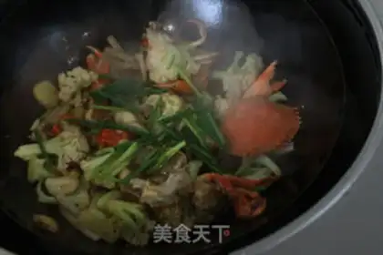 Make Spicy crabs step 8
