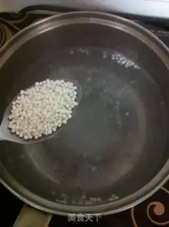 Make The fruit coconut similiau step 1