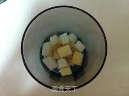 Make The fruit coconut similiau step 2