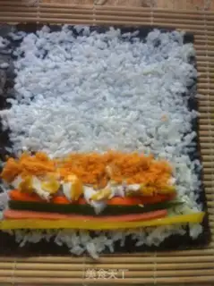 Make Sushi rolls step 4