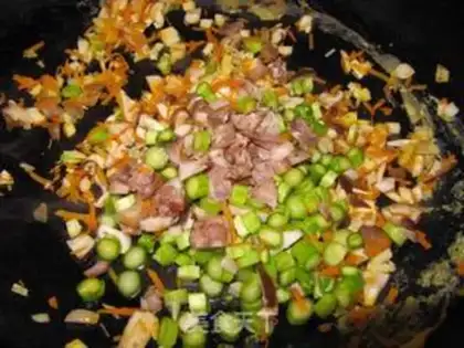 Make Weenie egg fried rice step 8