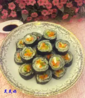 Make Sushi rolls step 7