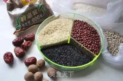 Make Red sugar congee step 0