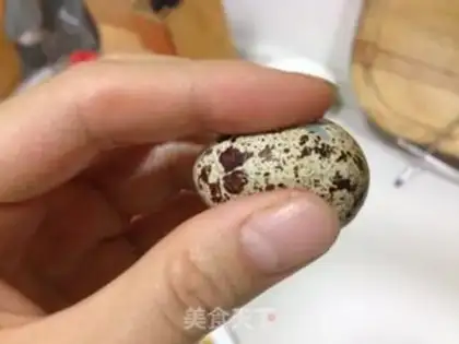 Make Quail eggs step 1
