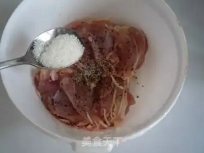 Make Burn chicken legs step 2