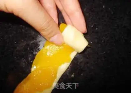 Make Peach rose bread step 12