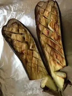 Make Garlic pasta roast eggplant step 1