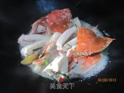 Make Ginger onions and crabs step 5