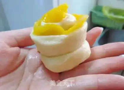 Make Peach rose bread step 13