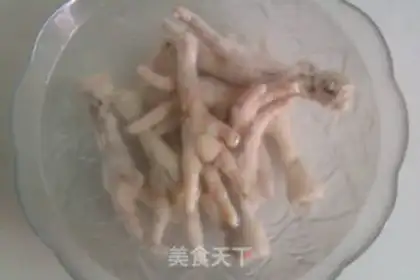 Make Red oil claws step 1
