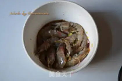 Make Garlic fan steamed shrimp step 3
