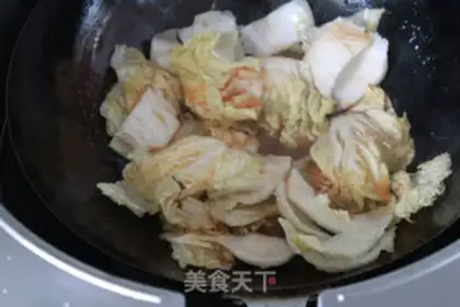 Make Shrimp seed cabbage step 2