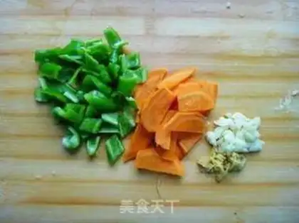 Make Green pepper beans dry step 1