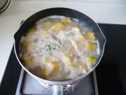 Make Pumpkin peanut porridge step 5
