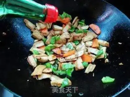 Make Green pepper beans dry step 4