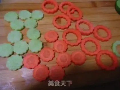 Make # Golden and jade # step 2