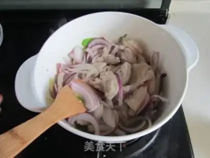 Make Korean pickle tofu pot step 3