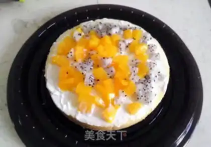 Make Six-inch cream fruit cake step 11