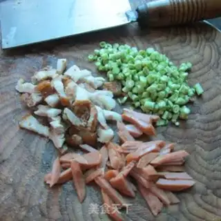 Make The ham and meat step 1