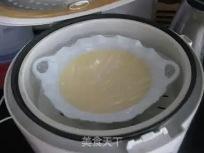 Make Milk steamed eggs step 5