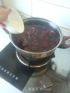 Make Sugar to cook chestnuts step 3