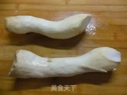 Make Red apricot mushroom step 1