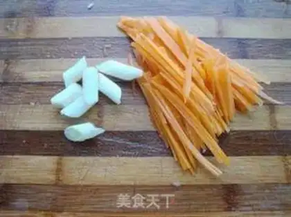 Make Carrot and sweet bamboo step 1