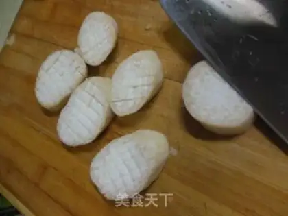 Make Red apricot mushroom step 3