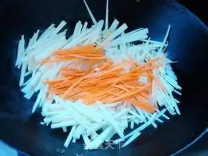 Make Carrot and sweet bamboo step 3