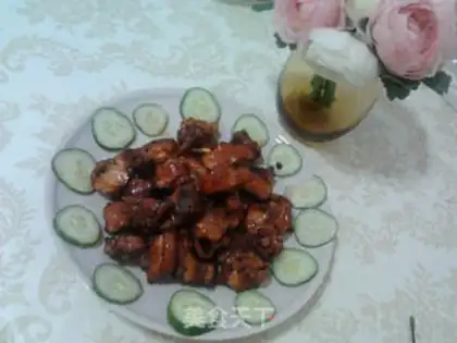 Make A chicken with salt sauce step 10