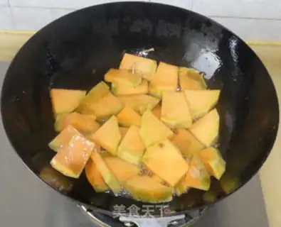 Make Pumpkin rice step 6