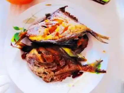 Make Dry-burned mackerel step 7