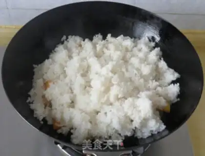 Make Pumpkin rice step 7