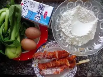 Make Milk egg chutes step 0