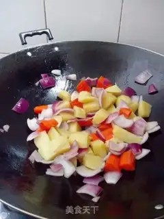 Make Home curry chicken leg step 7