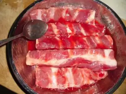 Make Honey fork the ribs step 1