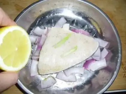 Make Lemon cod step 1