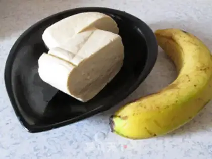 Make Banana tofu step 0