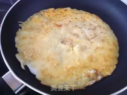 Make Ham eggs and pancakes step 5