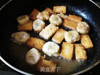 Make Banana tofu step 7