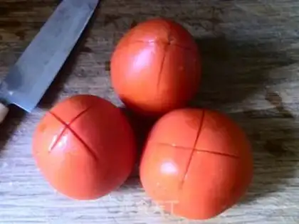 Make Tomato fish step 1