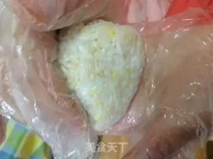Make Beef ham rice step 4