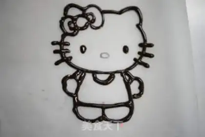 Make Homemade cartoon chocolate step 1