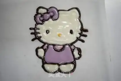 Make Homemade cartoon chocolate step 2