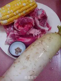 Make A radish corn corset soup step 0