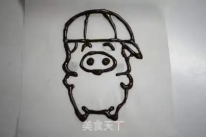Make Homemade cartoon chocolate step 3