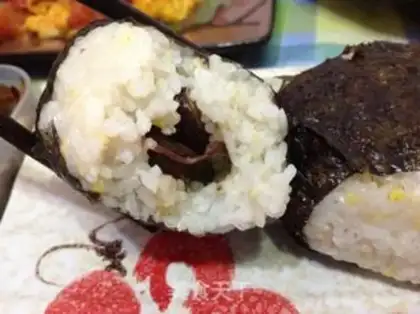 Make Beef ham rice step 6