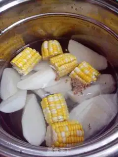 Make A radish corn corset soup step 4