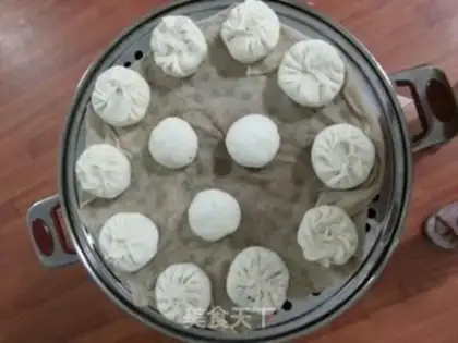 Make A cabbage bun step 7