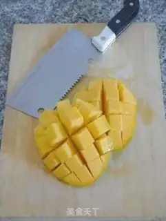 Make Mango popsicles step 1